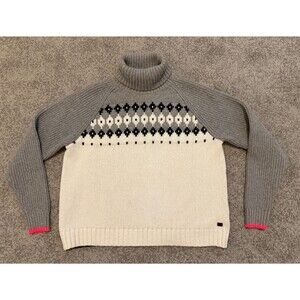 Bogner Fire & Ice Denali Nordic Turtleneck Sweater Size XL Apres Ski Wool Winter